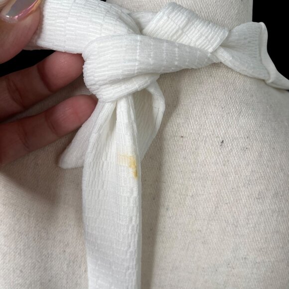 Saints &  Secrets Sleeveless white Halter Neck Midi Dress size small - Picture 6 of 6